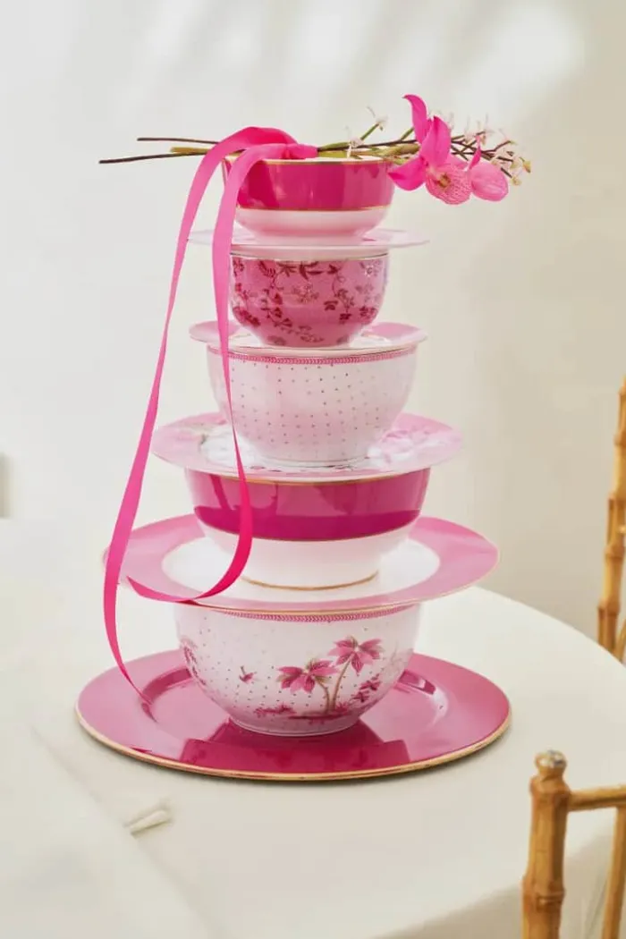 PIP Studio Jolie Dots Skål Ø 15 cm - Porcelæn - Hvid