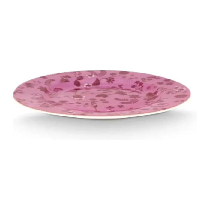 PIP Studio Jolie Flowers Tallerken Ø 17 cm - Porcelæn - Pink