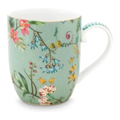 PIP Studio Jolie Krus - 2 stk. 14,5 cl - Porcelæn - Blue