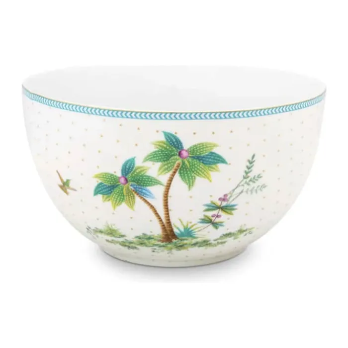 PIP Studio Jolie Skål Ø 18 cm - Porcelæn - Hvid