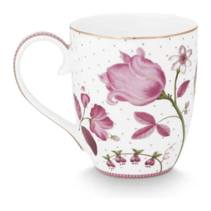 PIP Studio Jolie Tulip Krus 45 cl - Porcelæn - Lyserød