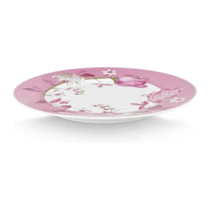 PIP Studio Jolie Tulip Tallerken Ø 32 cm - Porcelæn - Lyserød