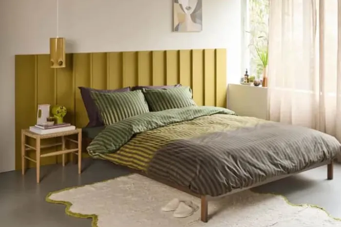 PIP Studio Jonah Sengetøj B 200 x L 220 cm - Bomuld - Green