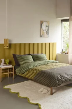 PIP Studio Jonah Sengetøj B 200 x L 220 cm - Bomuld - Green