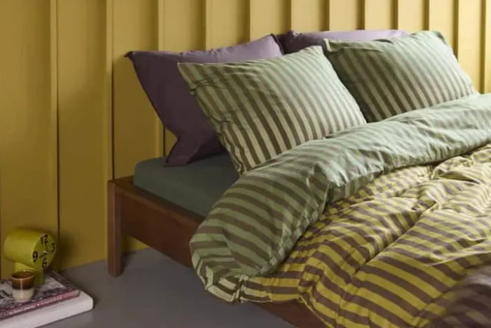 PIP Studio Jonah Sengetøj B 140 x L 220 cm - Bomuld - Green