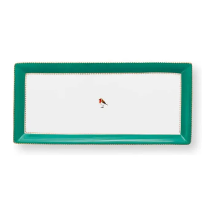 PIP Studio Kagebakke B 15,5 x L 33,3 cm - Porcelæn - Grøn