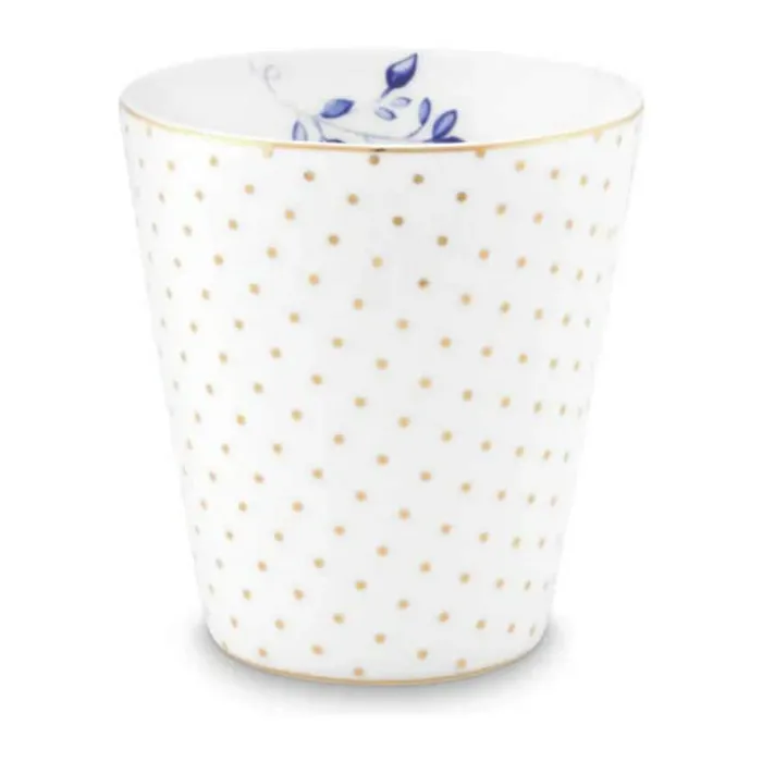 PIP Studio Krus 23 cl - Porcelæn - Prikket hvid