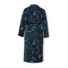 PIP Studio Les Fleurs Badekåbe L - Bomuld - Dark blue