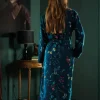PIP Studio Les Fleurs Badekåbe XXL - Bomuld - Dark blue
