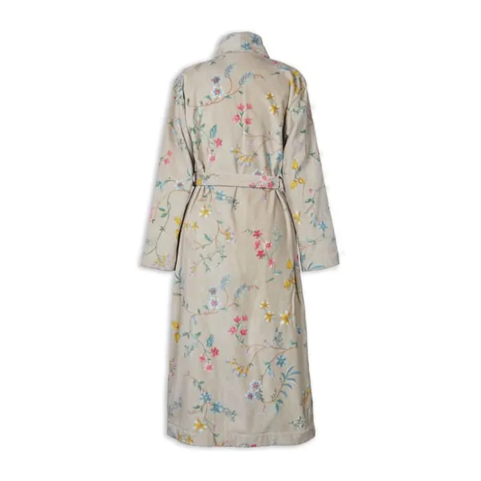 PIP Studio Les Fleurs Badekåbe XL - Bomuld - Khaki
