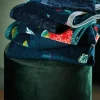 PIP Studio Les Fleurs Håndklæde B 30 x L 50 cm - Bomuld - Dark blue