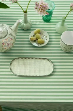 PIP Studio Lily & Lotus Fad B 11,6 x L 25 cm - Porcelæn - Lysegrøn