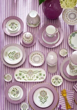 PIP Studio Lily & Lotus Kagetallerken Ø 17 cm - Porcelæn - Lilla