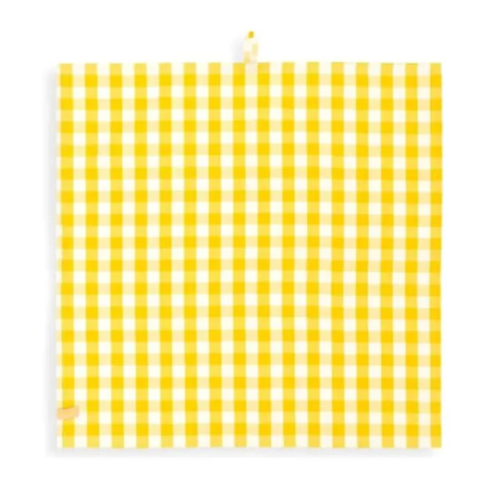 PIP Studio Lily & Lotus Køkkenhåndklæde - 2 stk. B 65 x L 65 cm - Bomuld - Gul