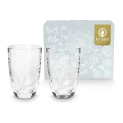 PIP Studio Lily & Lotus Longdrinkglas - 2 stk. 40 cl - Glas - Klar
