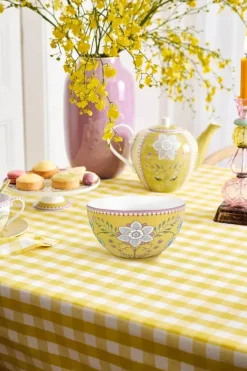 PIP Studio Lily & Lotus Skål Ø 18 cm - Porcelæn - Gul