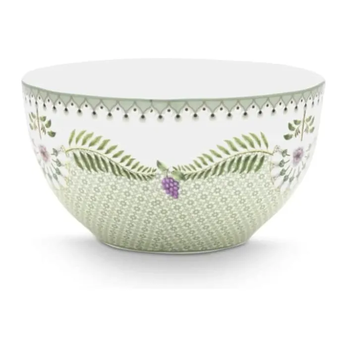 PIP Studio Lily & Lotus Skål Ø 15 cm - Porcelæn - Lysegrøn