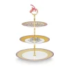 PIP Studio Lily & Lotus Étagère Ø 27 cm - Porcelæn - Gul