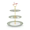 PIP Studio Lily & Lotus Étagère Ø 27 cm - Porcelæn - Grøn
