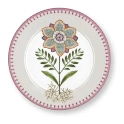 PIP Studio Lily & Lotus Tallerken Ø 21 cm - Porcelæn - Lilla
