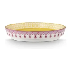 PIP Studio Lily & Lotus Teposeholder Ø 9 cm - Porcelæn - Gul