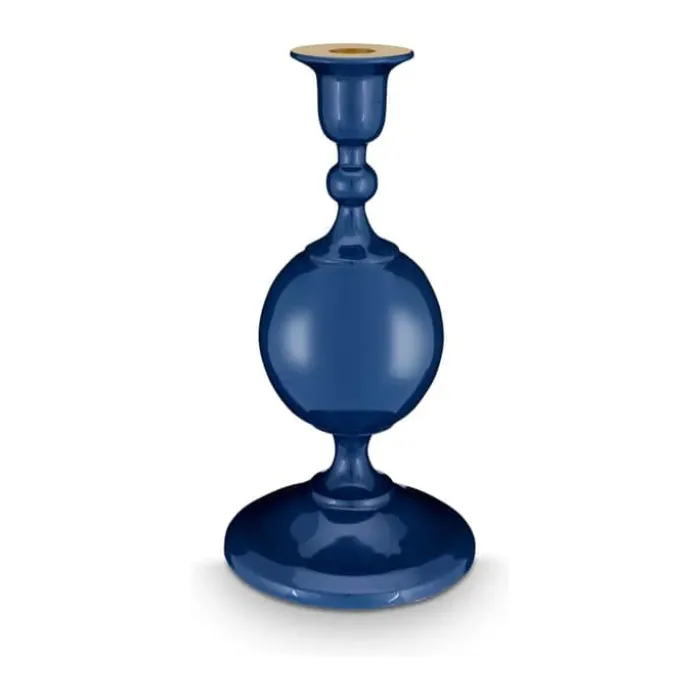 PIP Studio Love Birds Lysestage H 24 cm - Aluminium - Navy