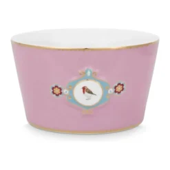 PIP Studio Love Birds Skål Ø 15 cm - Porcelæn - Lyserød