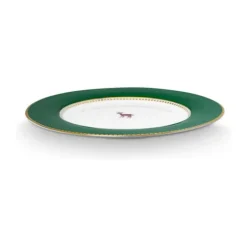 PIP Studio Love Birds Tallerken Ø 17 cm - Porcelæn - Grøn