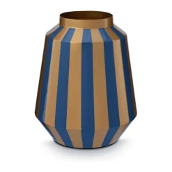 PIP Studio Love Birds Vase H 29 x B 24 cm - Metal - Navy