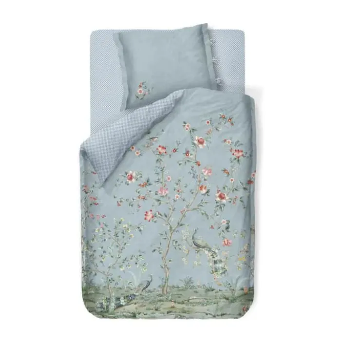 PIP Studio Okinawa Sengetøj B 140 x L 220 cm - Bomuld - Blue