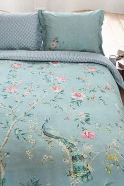 PIP Studio Okinawa Sengetøj B 140 x L 200 cm - Bomuld - Blue