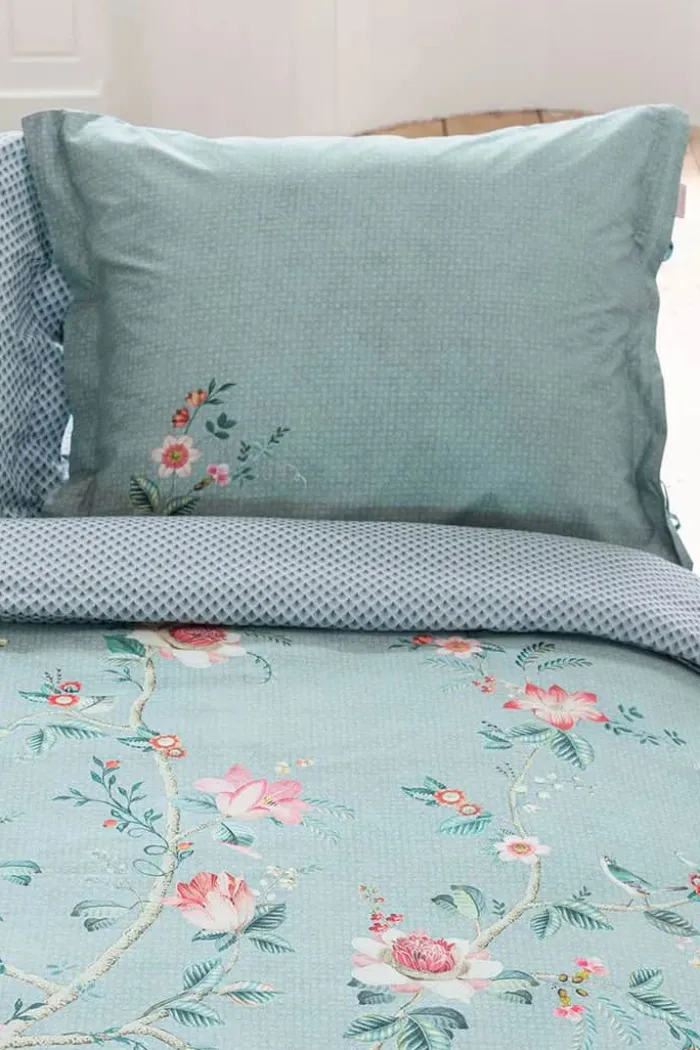 PIP Studio Okinawa Sengetøj B 140 x L 200 cm - Bomuld - Blue