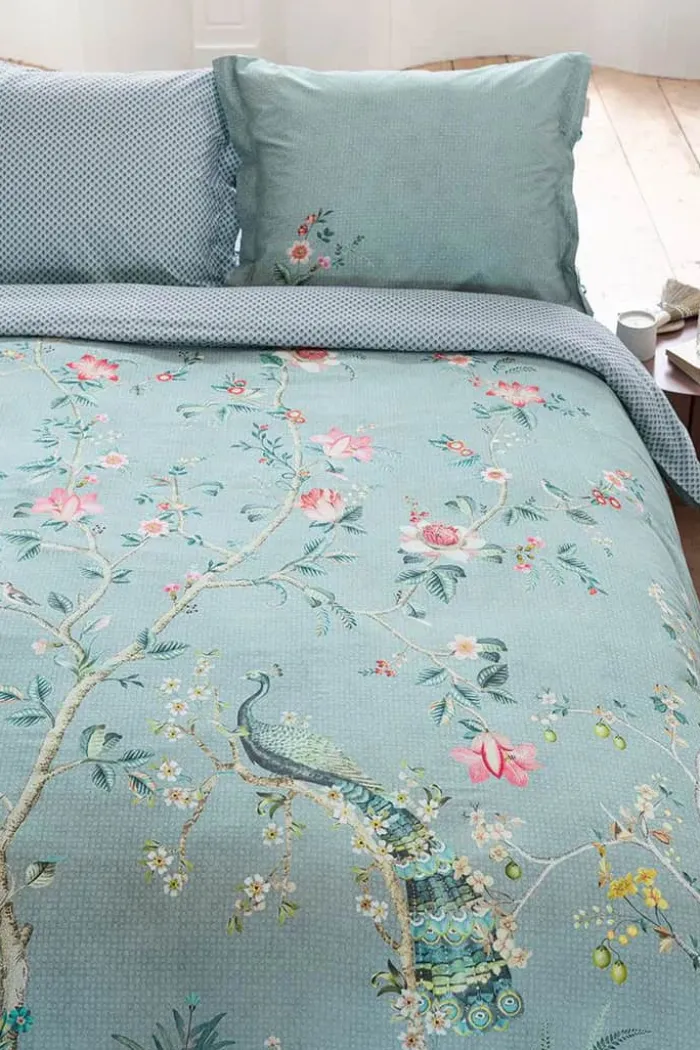 PIP Studio Okinawa Sengetøj B 200 x L 220 cm - Bomuld - Blue