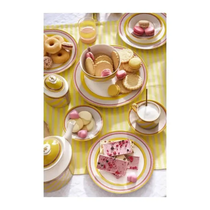 PIP Studio Pip Chique Skål Ø 18 cm - Porcelæn - Gul/pink