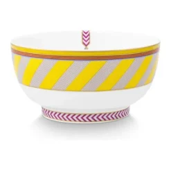 PIP Studio Pip Chique Skål Ø 18 cm - Porcelæn - Gul/pink