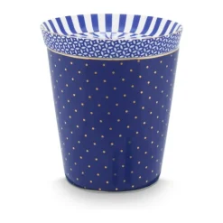 PIP Studio Royal Krus m. skål - 2 dele 23 cl - Porcelæn - Dots & Tea Tip Blå
