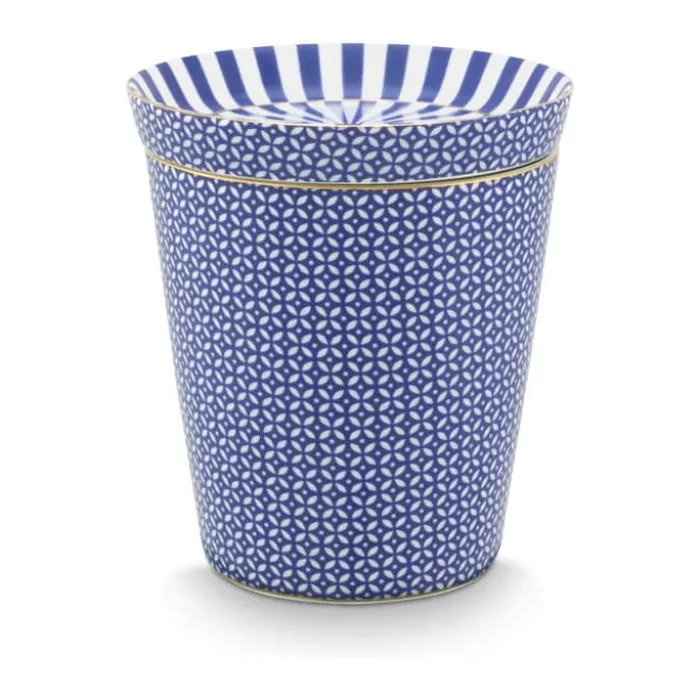 PIP Studio Royal Krus m. skål - 2 dele 23 cl - Porcelæn - Royal Tiles & Tea Tip Blå