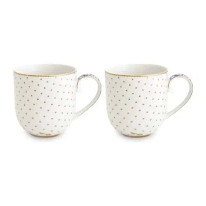PIP Studio Royal Krus - 2 stk. 26 cl - Porcelæn - Hvid