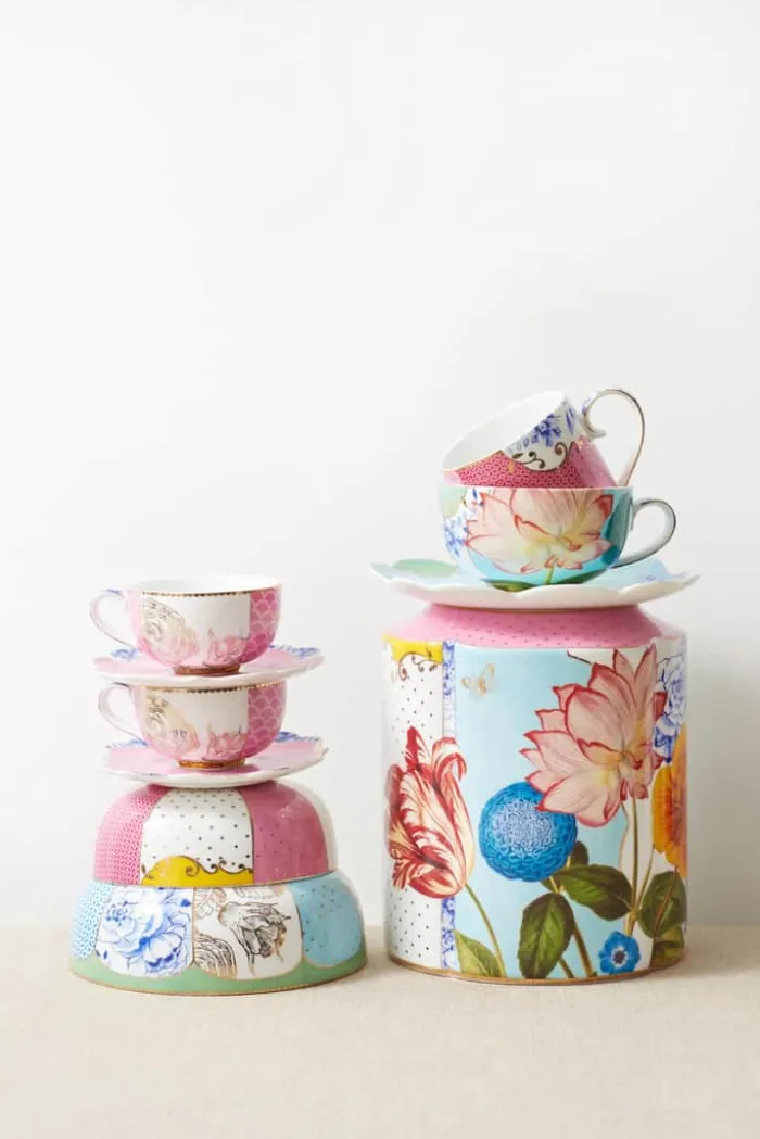 PIP Studio Royal Multi Espressokop 12,5 cl - Porcelæn - Multifarvet