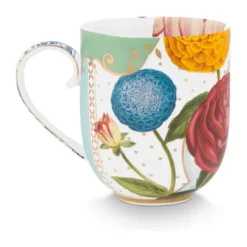 PIP Studio Royal Multi Kop 32 cl - Porcelæn - Blå/multifarvet
