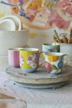 PIP Studio Royal Multi Kop 32 cl - Porcelæn - Blå/multifarvet