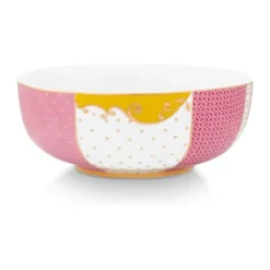 PIP Studio Royal Multi Skål Ø 12,5 cm - Porcelæn - Lyserød/multifarvet