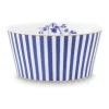 PIP Studio Royal Stripes Skål Ø 12 cm - Porcelæn - Blue/White