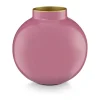 PIP Studio Royal Vase H 17 cm - Metal - Lyserød