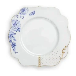 PIP Studio Royal White Tallerken Ø 23 cm - Porcelæn - Hvid