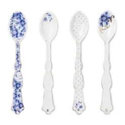 PIP Studio Royal White Teske - 4 stk. Porcelæn - Hvid