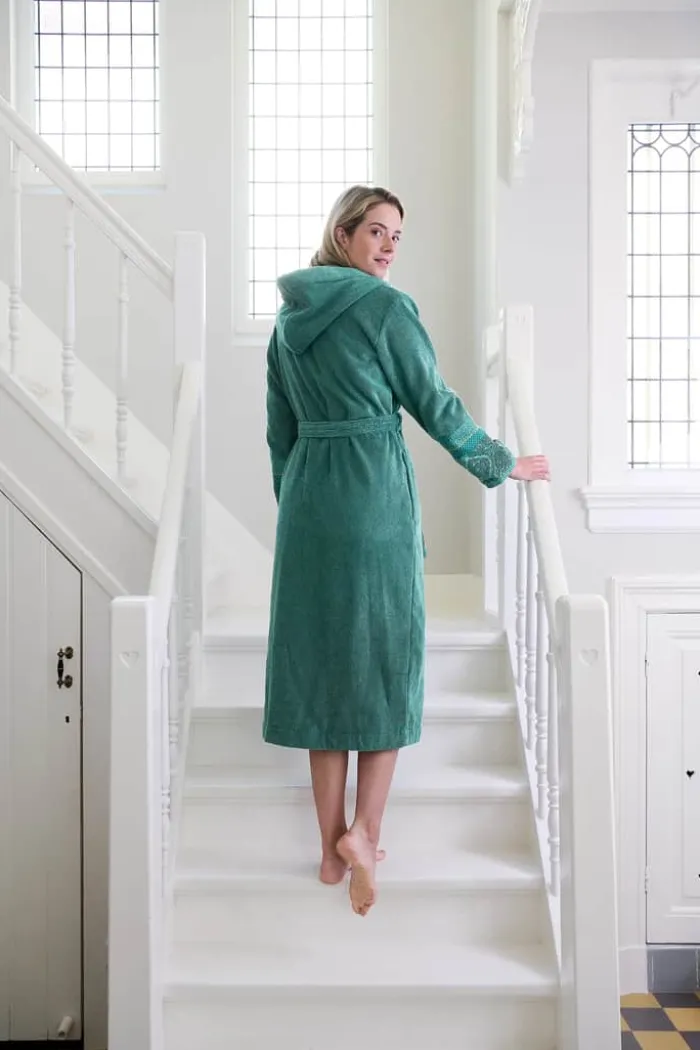 PIP Studio Soft Zellige Badekåbe XL - Bomuld - Green