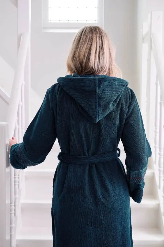 PIP Studio Soft Zellige Badekåbe XS - Bomuld - Dark blue