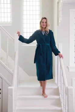 PIP Studio Soft Zellige Badekåbe XS - Bomuld - Dark blue