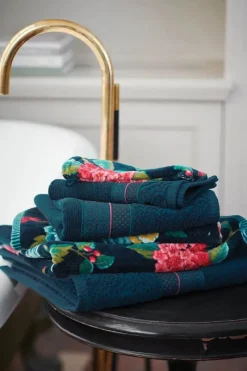 PIP Studio Soft Zellige Håndklæde B 30 x L 50 cm - Bomuld - Marine